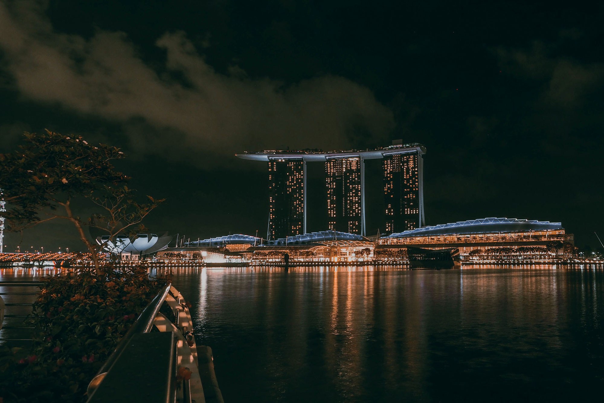 Marina Bay, Singapore, at night